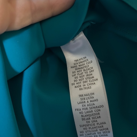 Teal green Wedding guest dress. - Picture 5 of 5